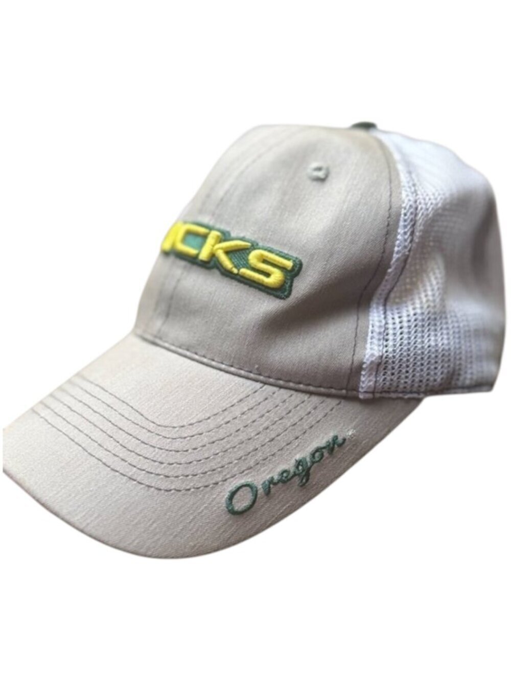 Top Of The World Oregon Ducks Hat Women's Snapback Green Yellow
